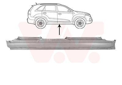 Sottoporta VAN WEZEL 8385104 VAN WEZEL 8385104 Lamiera ingresso abitacolo Kia NIRO 2024