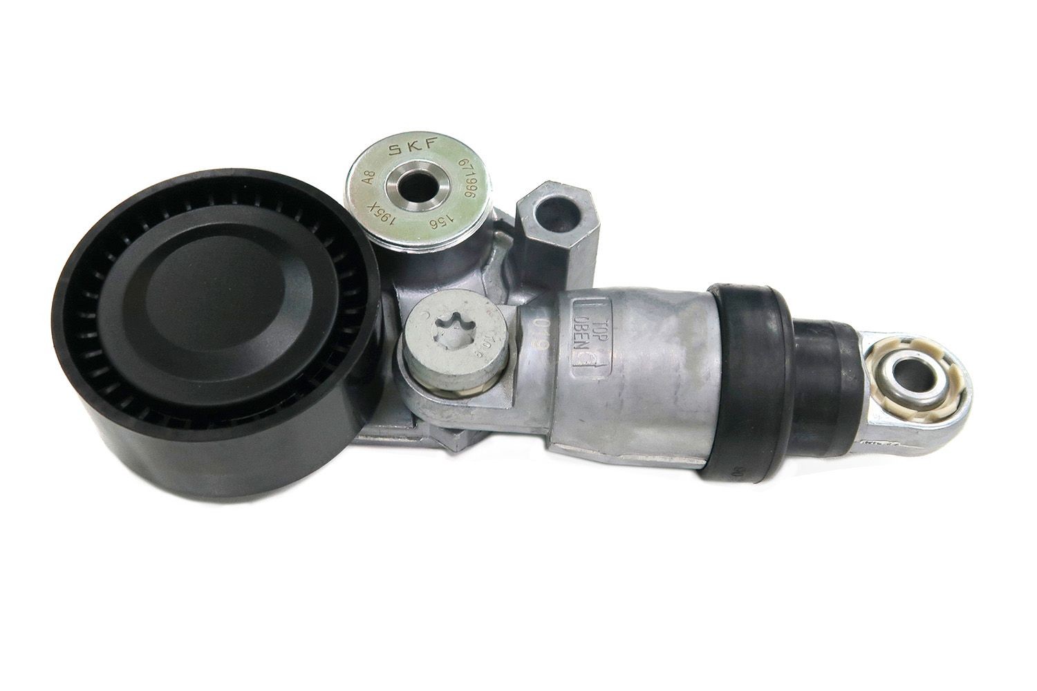 SKF Τεντωτήρας ιμάντα, ιμάντας poly-V VKM 64065 VKM 64065 Βραχίονας σύσφιγξης MAZDA 3 SKF