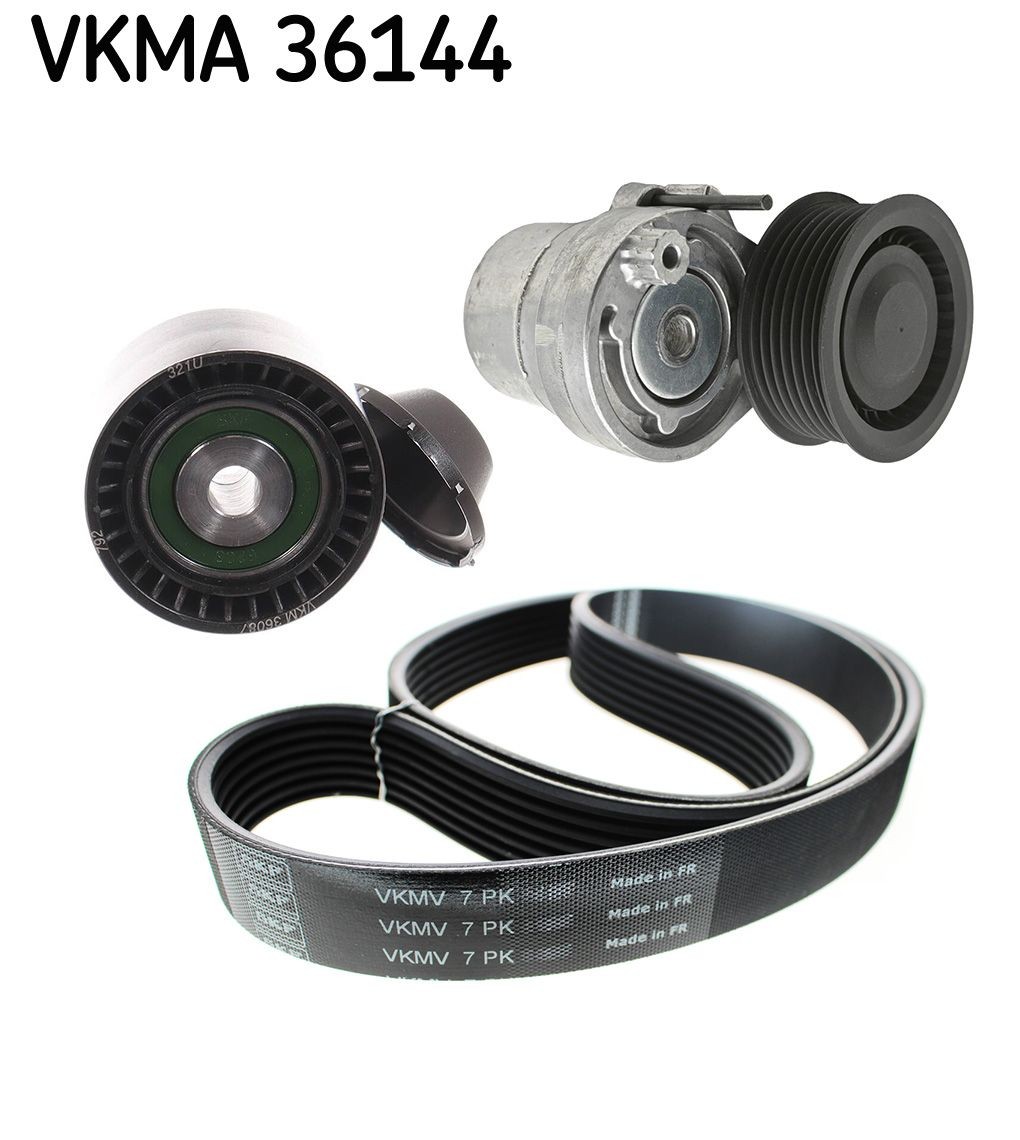 SKF Poly V-riem set VKMA 36144 SKF VKMA 36144 Poly v riemen kit Smart 451 goedkoop