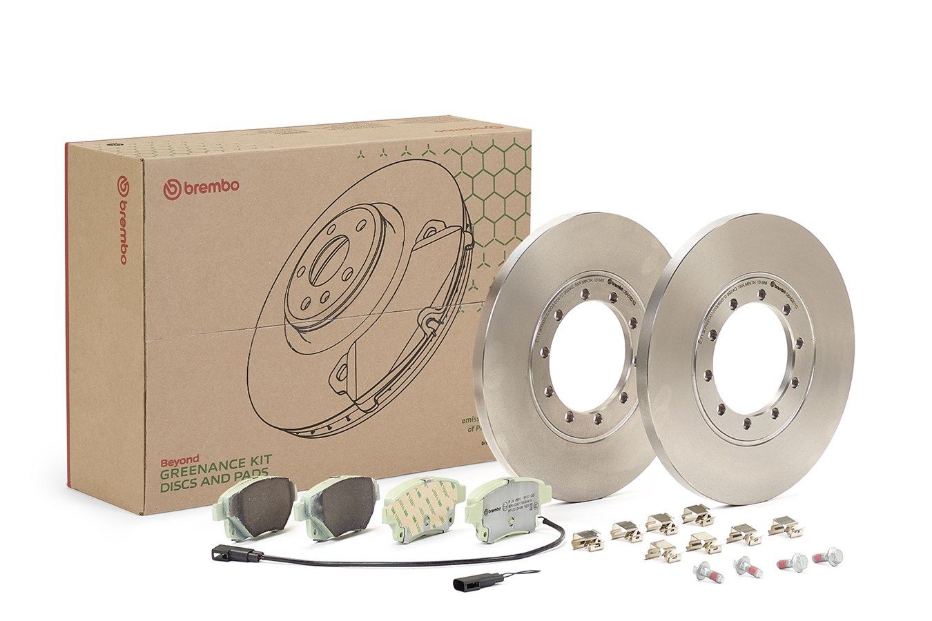 BREMBO Σετ φρένων, δισκόφρενα KT 10 016 KT 10 016 Σετ δισκόπλακες τακάκια FORD S-MAX BREMBO