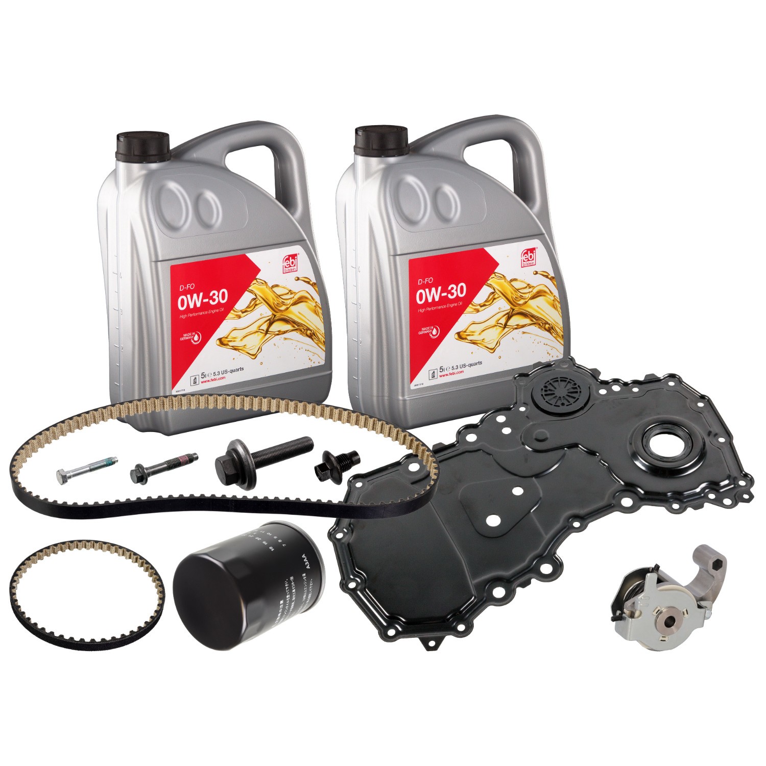 FEBI BILSTEIN Zobsiksnas komplekts 194075 FEBI BILSTEIN 194075 Zobsiksnas komplekts FORD Transit Mk7 Van (V363) 2.2 TDCi 125 ZS 2014