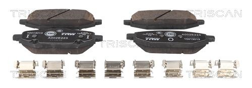 TRISCAN Bremseklodser 8110 82004 TRISCAN 8110 82004 originale Marvel R Sports bremseklodser hvad koster