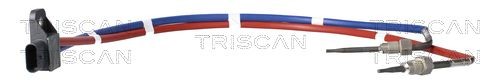 TRISCAN Devējs, Izplūdes gāzu temperatūra 8826 25012 Izplūdes temperatūras sensors TRISCAN SANDERO 8826 25012 lēti