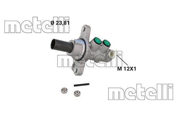 METELLI Hovedbremsesylinder 05-1294 METELLI 05-1294 originale Hovedbremsesylinder PEUGEOT RIFTER pris