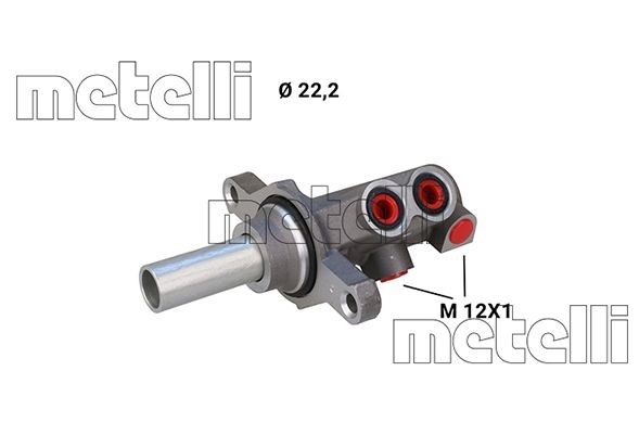 METELLI Hovedbremsesylinder 05-1296 METELLI 05-1296 Hovedbremsesylinder