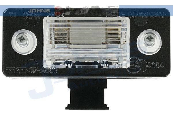 JOHNS Nummerskiltlys 71 02 87-96 Skyltbelysning JOHNS SKODA 71 02 87-96