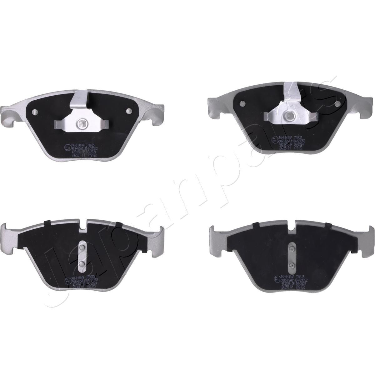 JAPANPARTS Kit pastiglie freni PA-0140AF PA-0140AF costo Pastiglie freno sportive BMW X1 JAPANPARTS