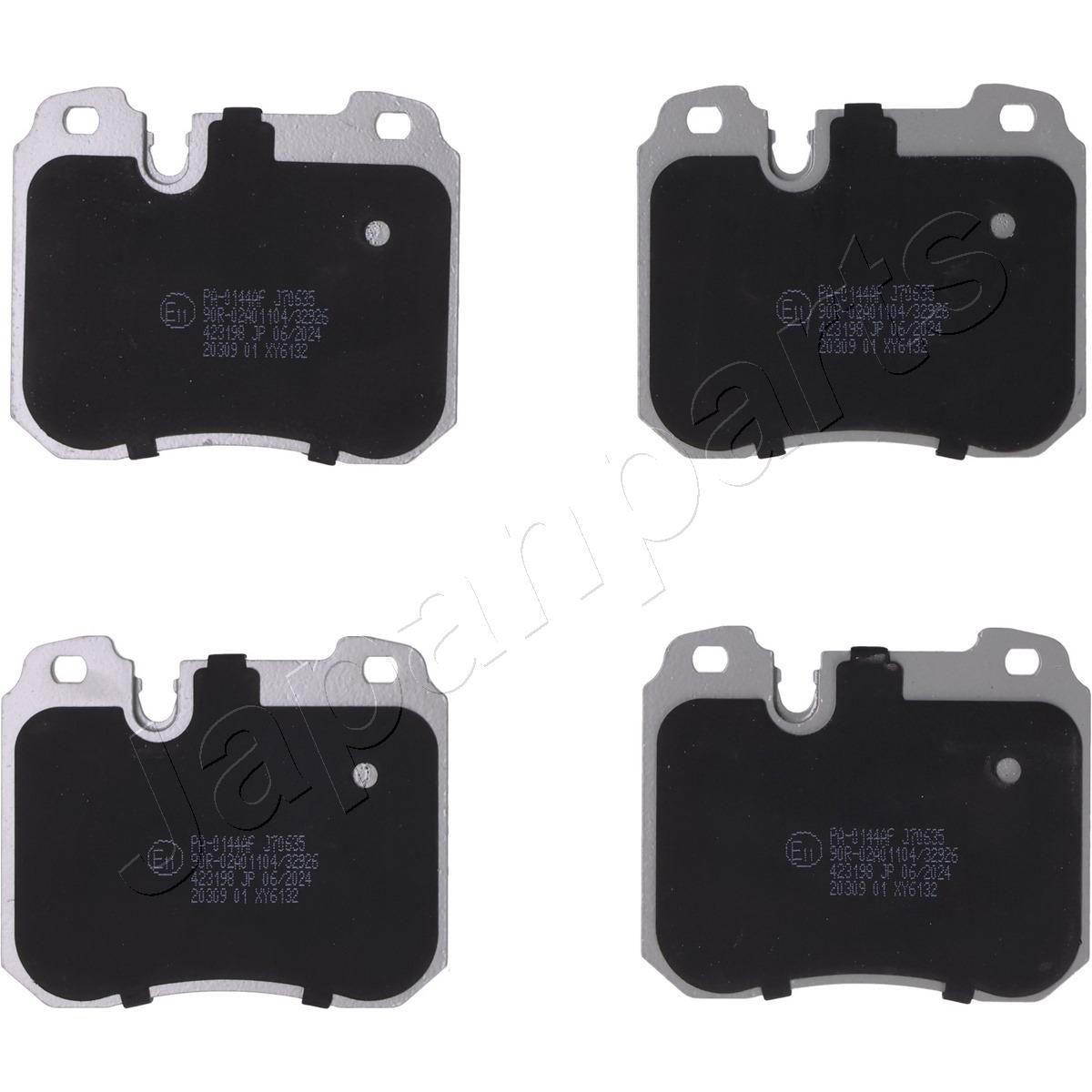 JAPANPARTS Bremseklodser PA-0144AF JAPANPARTS PA-0144AF 512 M Bremseklods pris