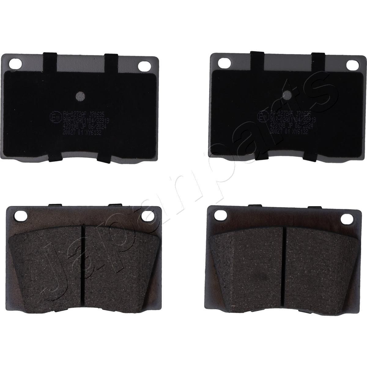 JAPANPARTS Plaquettes de frein PA-0272AF Jaguar S-TYPE Freins, plaquettes de freins JAPANPARTS PA-0272AF