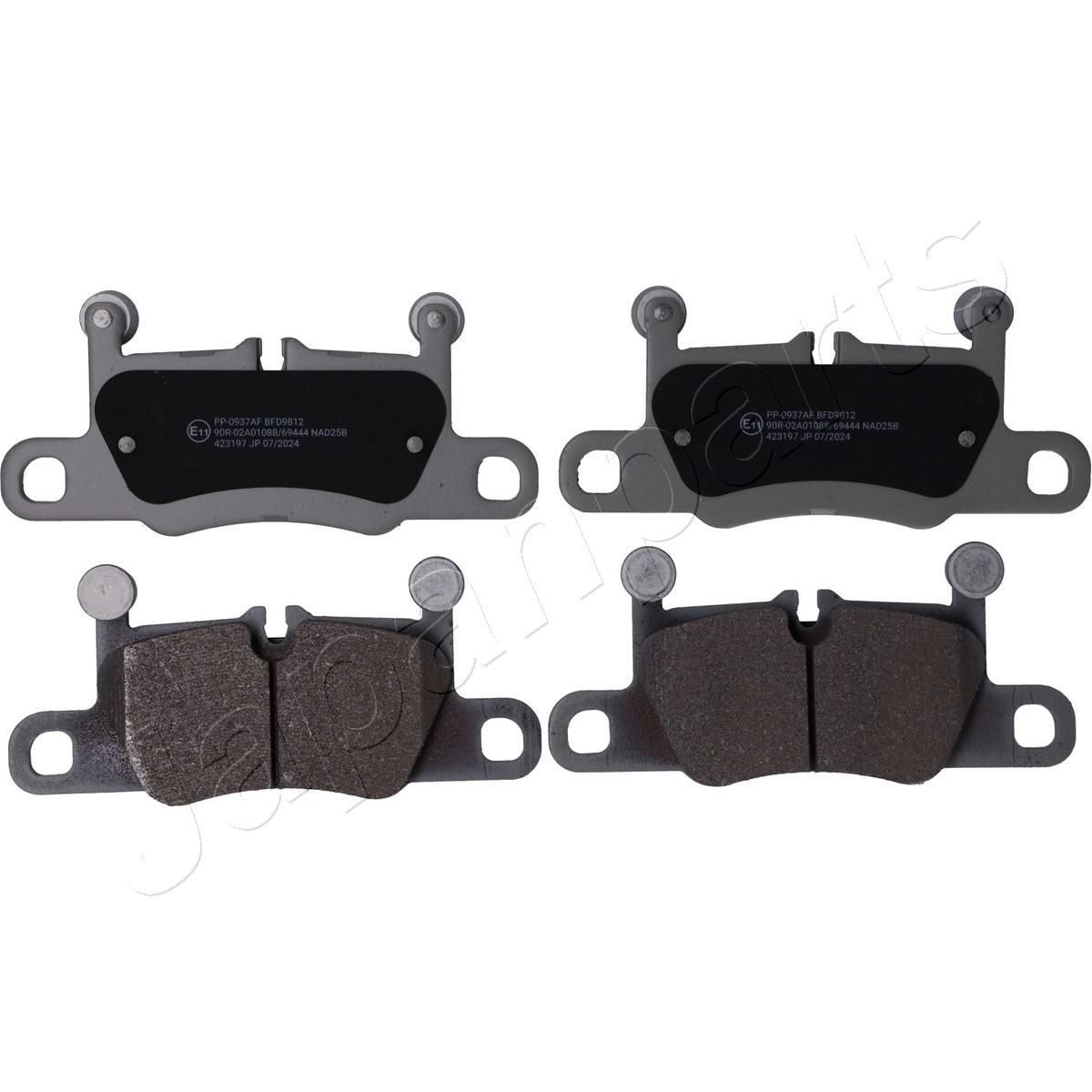 JAPANPARTS Remblokken PP-0937AF Remblok JAPANPARTS PORSCHE PP-0937AF