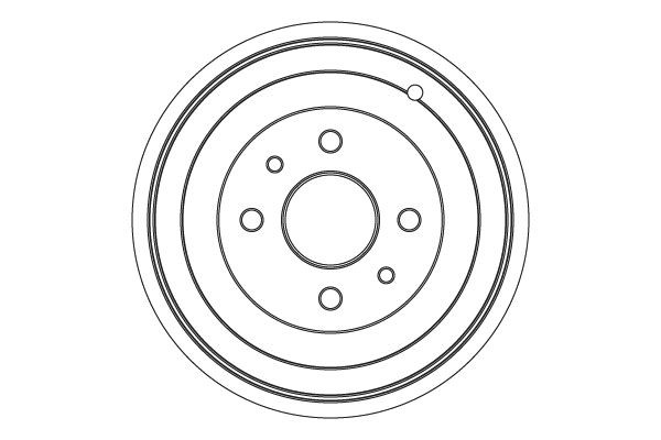TRW Bremsetromle DB5021 DB5021 Tromlebremser TRW ALFA ROMEO SPIDER