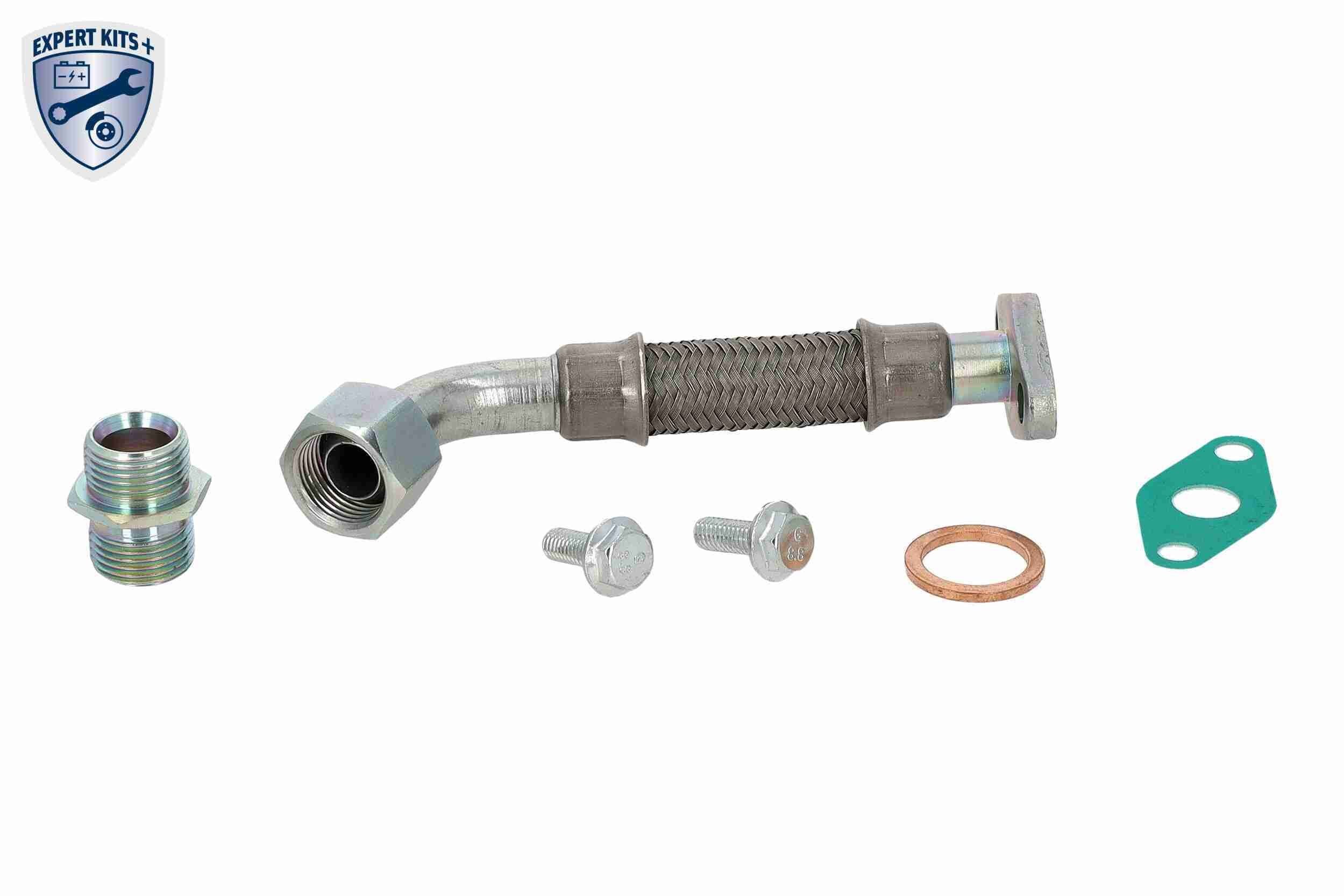 VAICO Oil Pipe, charger V10-000160 Volkswagen 9K9A Turbocharger oil line V10-000160 VAICO