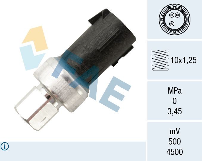 FAE Druksensor airco 15801 FAE 15801 Airco druksensor Ford C-Max DM2 prijs
