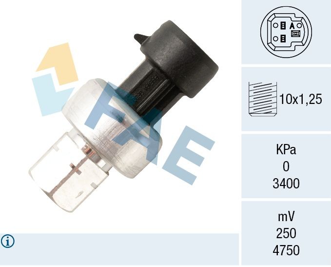 FAE Pressostato aria condizionata 15811 Pressostato aria condizionata Chevrolet M300 15811 FAE