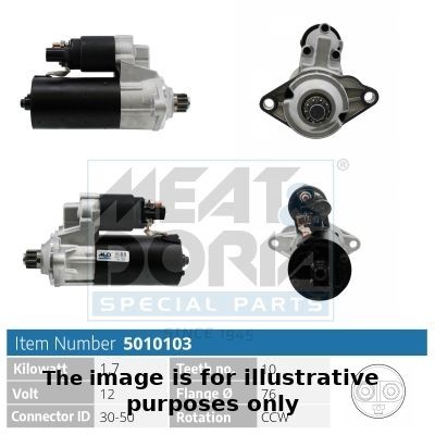 MEAT & DORIA Starter 5010103G MEAT & DORIA Starter VW 5010103G