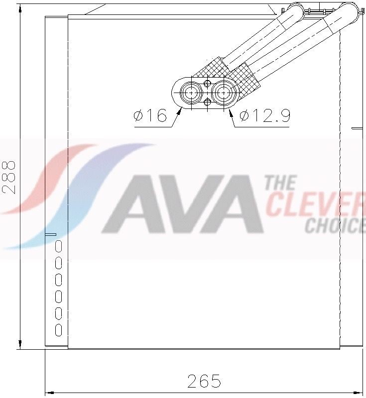 AVA COOLING SYSTEMS Aurusti, kliimaseade KAV357 AVA COOLING SYSTEMS Konditsioneeri aurusti MINI KAV357
