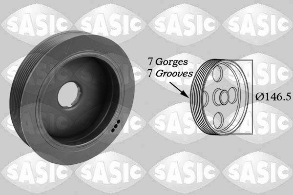 SASIC Τροχαλία ιμάντα, στροφαλοφόρος άξονας 2150054 Τροχαλίας στροφαλοφόρου SASIC ALTIMA 2150054 φθηνά