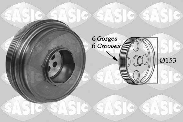 SASIC Hihnapyörä, kampiakseli 2150067 2150067 SASIC Kampiakselin hihnapyörä MINI Coupe