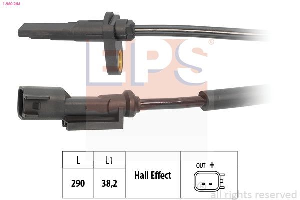 EPS ABS-Sensor 1.960.264 1.960.264 EPS ABS Sensor Ford Transit Custom Kastenwagen Kosten