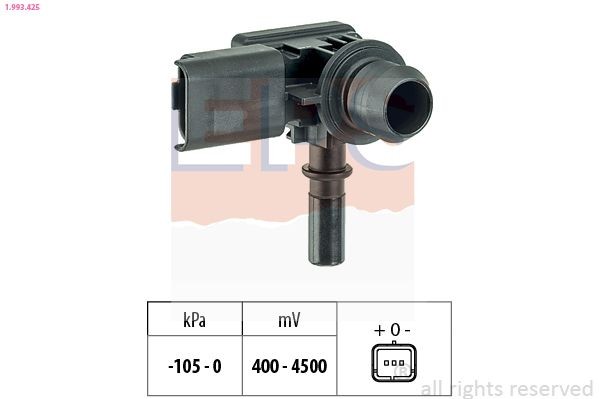 EPS Trycksensor, bromskraftsförstärkare 1.993.425 1.993.425 EPS bromsservo MERCEDES-BENZ B-klass