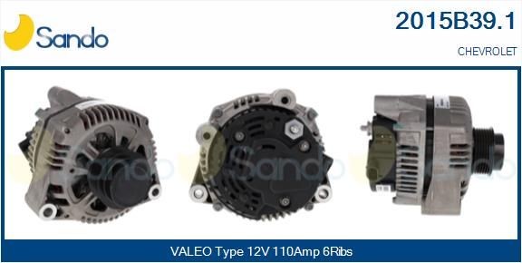 Generator SANDO 2015B39.1 SANDO 2015B39.1: Generator starter Chevy CORVETTE 2024
