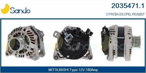 SANDO Alternador 2035471.1 Motor de arranque alternador SANDO C-CROSSER 2035471.1 baratos
