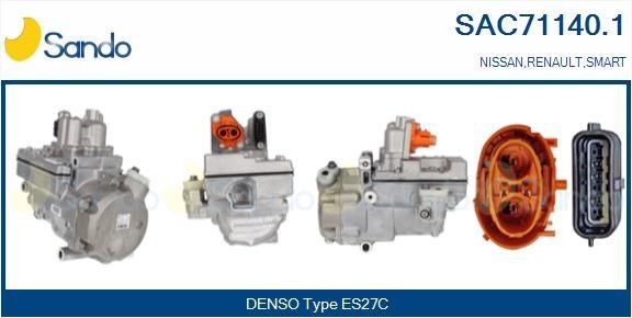 Κομπρεσέρ air condition SANDO SAC71140.1 SANDO SAC71140.1: Κομπρεσέρ air condition Smart FORFOUR 2025