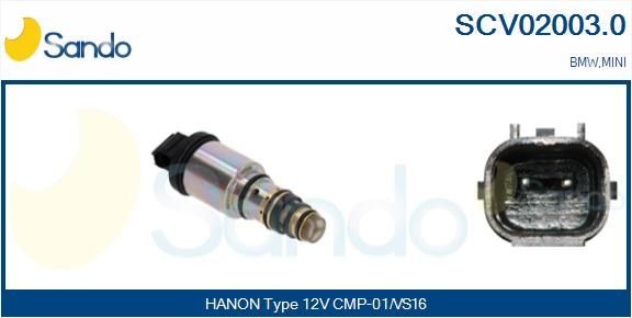 SANDO Reguleringsventil, kompressor SCV02003.0 Reguleringsventil, kompressor MERCEDES-BENZ SANDO SCV02003.0
