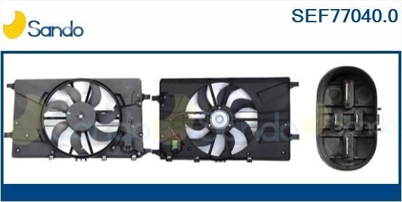 SANDO Moteur électrique, ventilateur pour radiateurs SEF77040.0 SEF77040.0 SANDO Moteur électrique, ventilateur pour radiateurs Ford USA pas cher