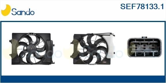 SANDO Electric Motor, radiator fan SEF78133.1 SEF78133.1 SANDO electric motor, radiator fan for MITSUBISHI PAJERO / SHOGUN SPORT