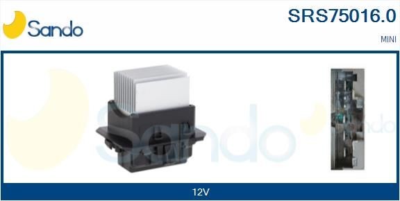 SANDO Motstand, kupévifte SRS75016.0 SRS75016.0 Motstand kupevifte SANDO BMW 3-serie