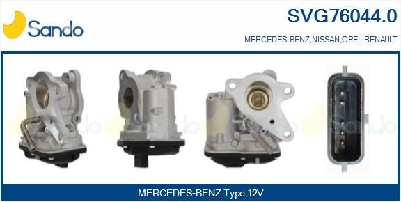 SANDO EGR klep SVG76044.0 SVG76044.0 SANDO Uitlaatgasrecirculatieklep Rover goedkoop