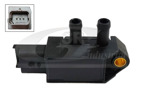 3RG Devējs, Izplūdes gāzu spiediens 86636 86636 Devējs izplūdes gāzu spiediens 3RG PEUGEOT 206