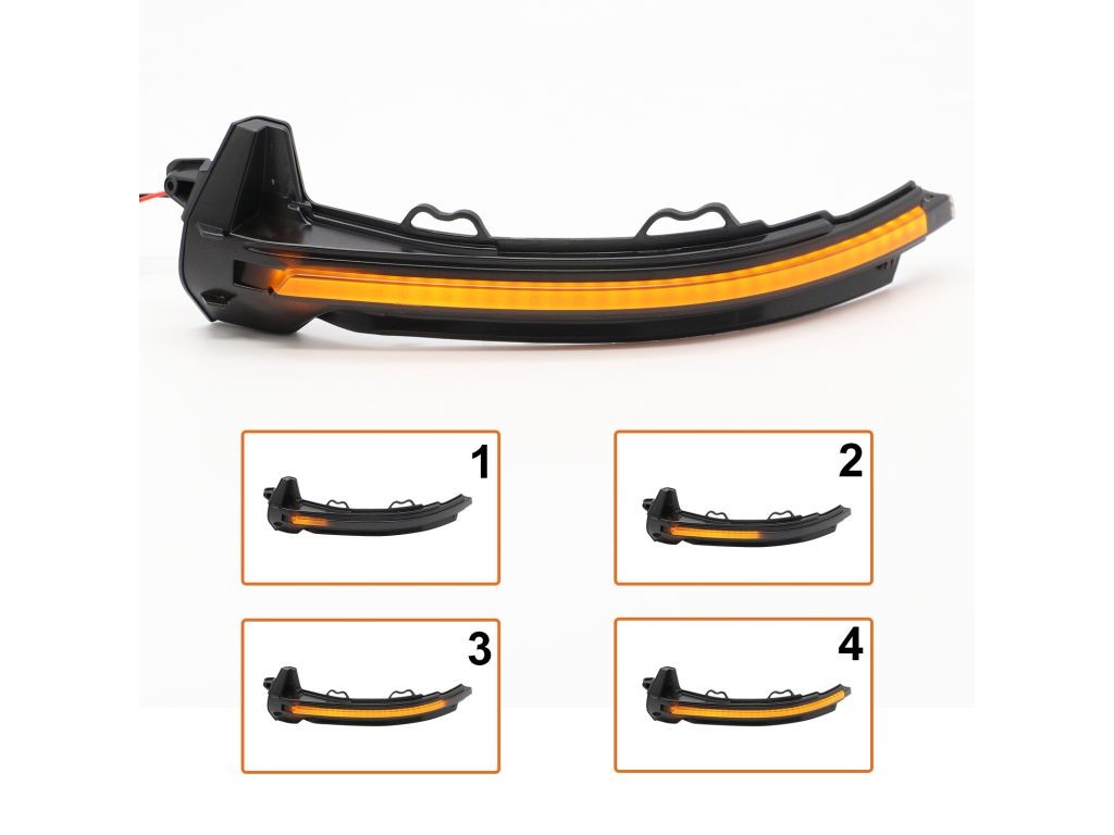 Blinklyktor, sats ABAKUS L03-140-010LED-D ABAKUS L03-140-010LED-D Sidolampa AUDI A4 2024