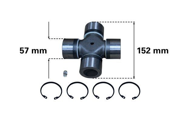 TRUCKTEC AUTOMOTIVE Drive shaft coupler 01.34.014 Dacia SANDERO TRUCKTEC AUTOMOTIVE drive shaft coupling 0134014