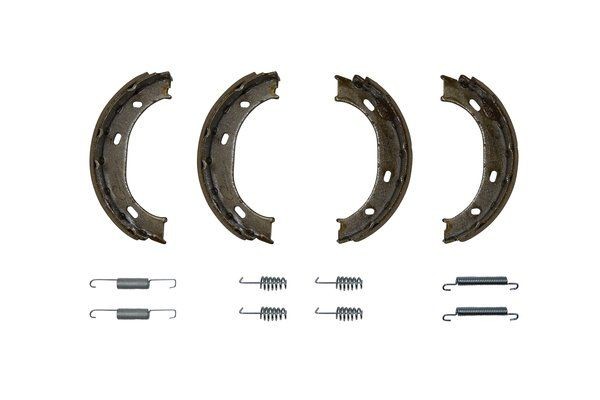 TRUCKTEC AUTOMOTIVE Jogo de maxilas de travão, travão de estacionamento 02.35.051 TRUCKTEC AUTOMOTIVE 02.35.051 originais Maxilas de travão de mão Sprinter 2-T Camião de plataforma/Chassis (W901, W902) custo