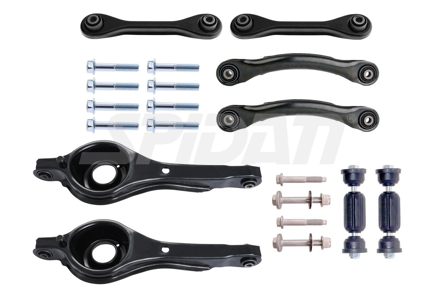 SPIDAN CHASSIS PARTS Reparasjonssett, tannstang 92384 SPIDAN CHASSIS PARTS 92384 Reparasjonssett hjulopphengning Alpina B7 originale