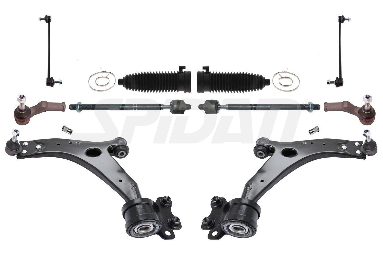 SPIDAN CHASSIS PARTS Sada na opravu priečneho závesného ramena 92385 SPIDAN CHASSIS PARTS Sada na opravu zavesenia kolesa VOLVO 92385