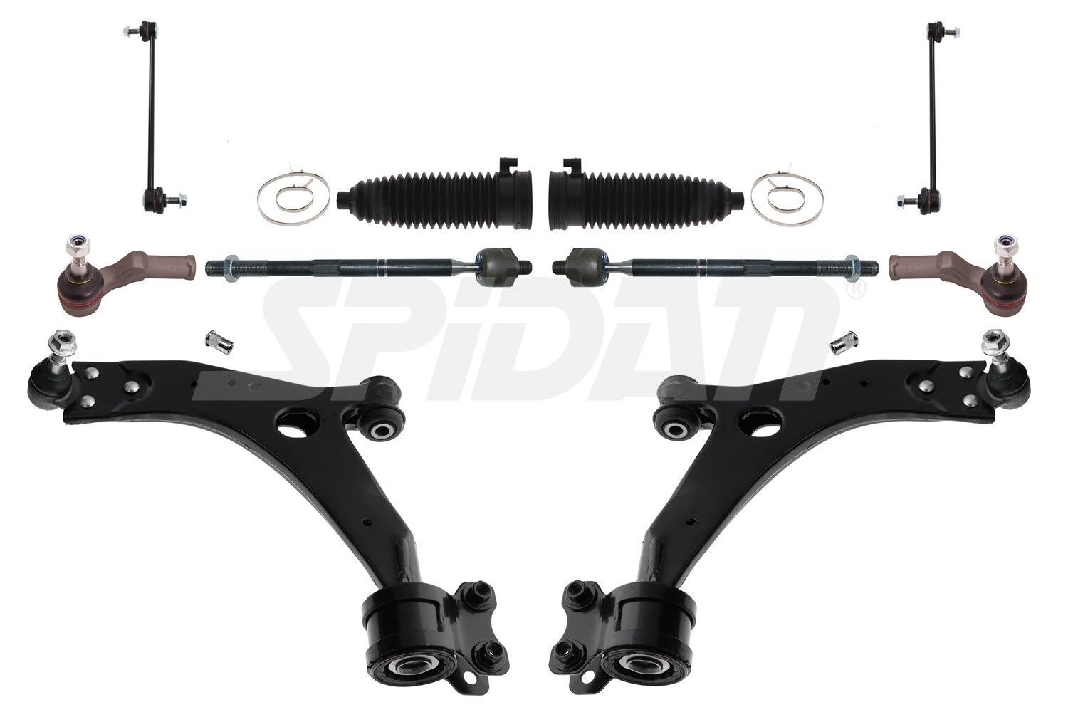 SPIDAN CHASSIS PARTS Jogo de reparação, braço transversal 92386 SPIDAN CHASSIS PARTS 92386 Kit de montagem braço oscilante Ford Mondeo ba7 baratos