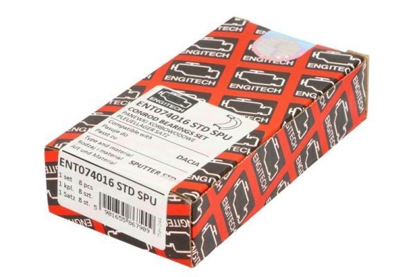 ENGITECH Σετ κουζινέτων μπιελών ENT074016 STD SPU ENGITECH ENT074016 STD SPU Σετ κουζινέτων μπιελών