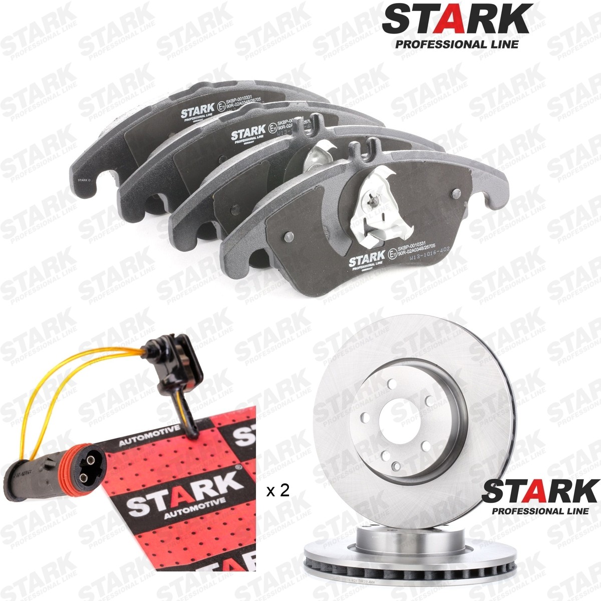 STARK Remschijven en blokken SKBK-10993397 SKBK-10993397 Remschijven en -blokken MERCEDES-BENZ CLC STARK