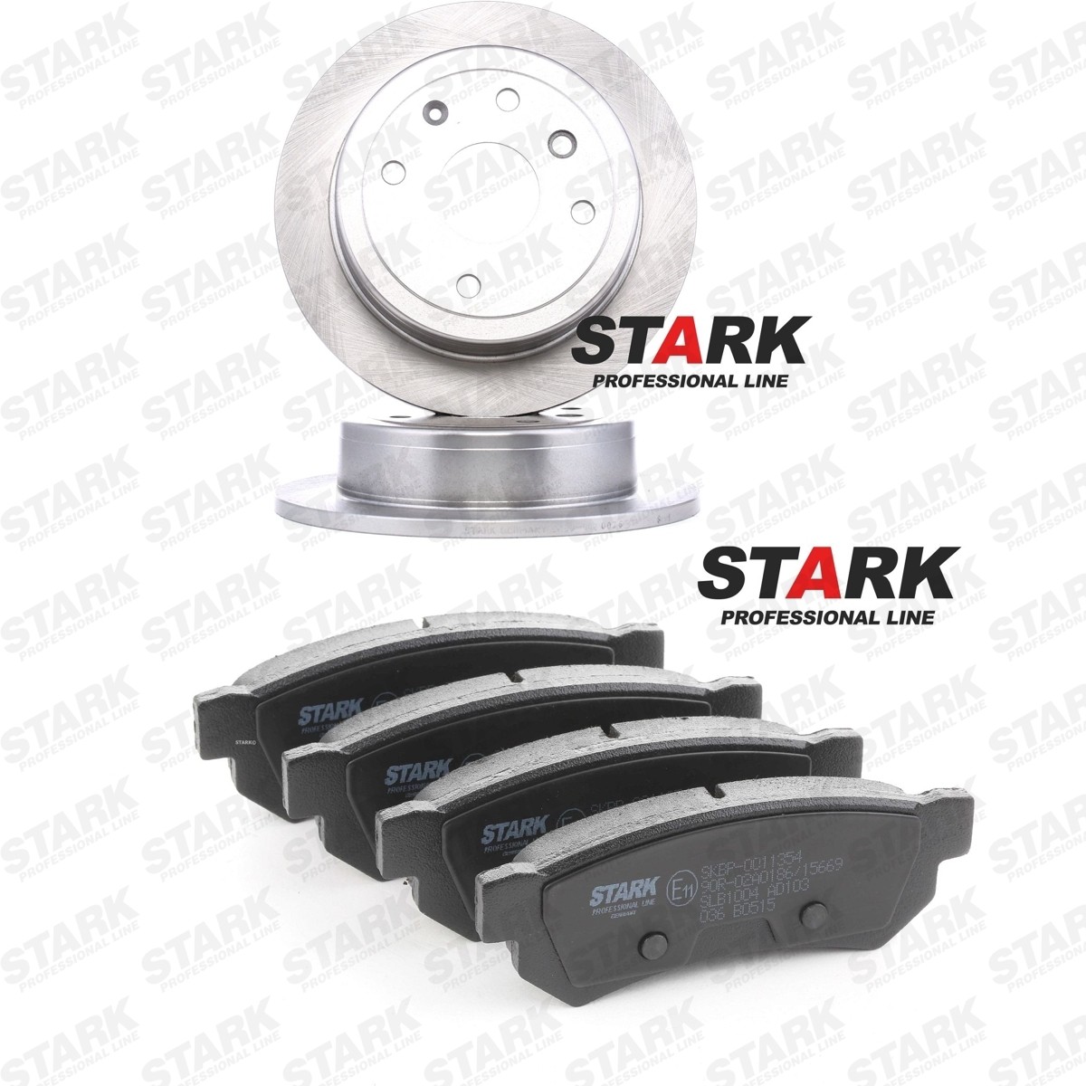 STARK Remschijven en blokken SKBK-10993405 Ford USA EXPLORER Remschijven en blokken, set STARK SKBK-10993405