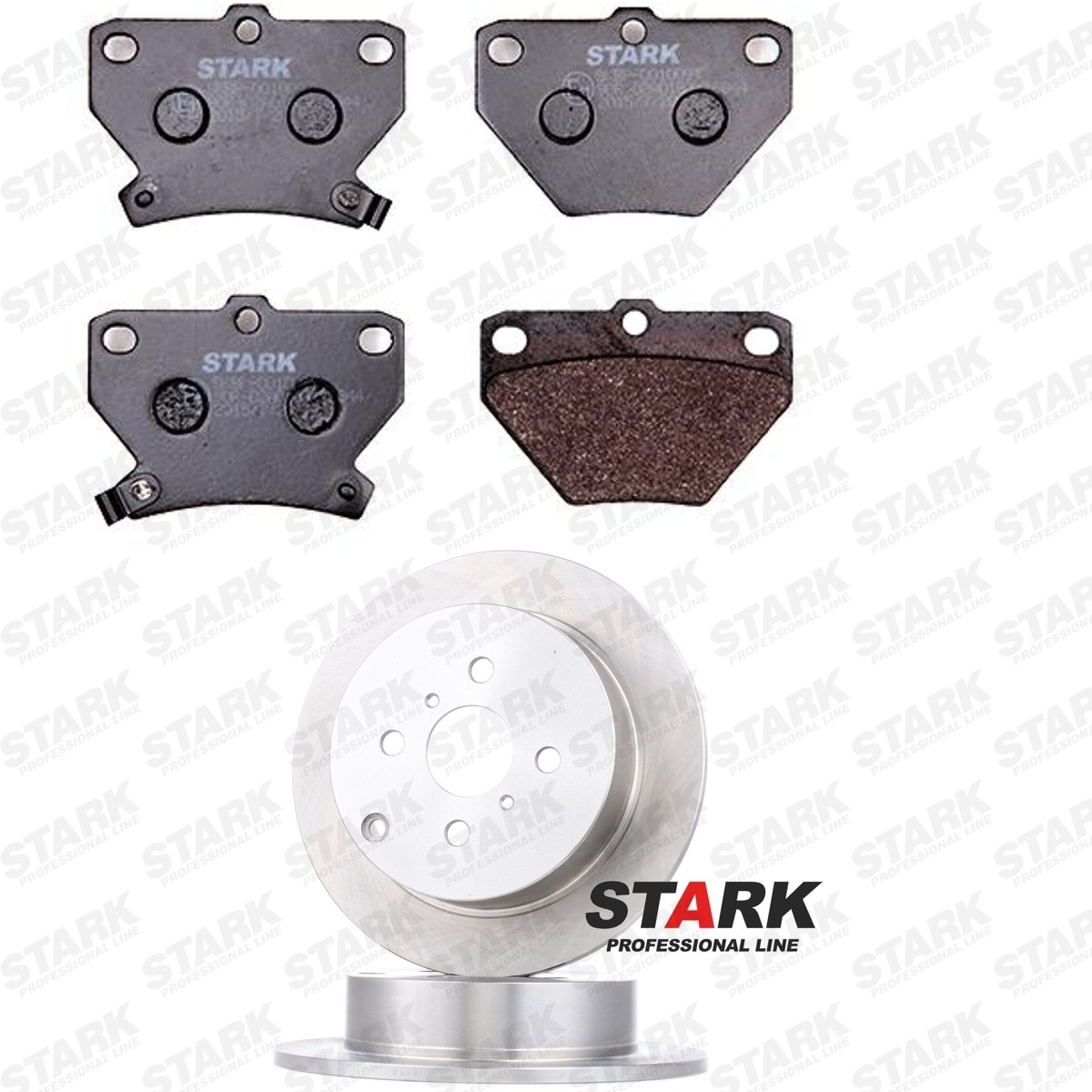 STARK Brake discs and pads set SKBK-10993407 SKBK-10993407 STARK brake discs and pads for LEXUS ES