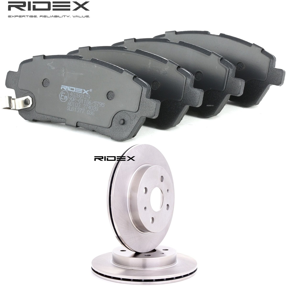 RIDEX Bremseskiver og -klosser 3405B3407 3405B3407 Bremseskiver og klosser SUBARU IMPREZA RIDEX