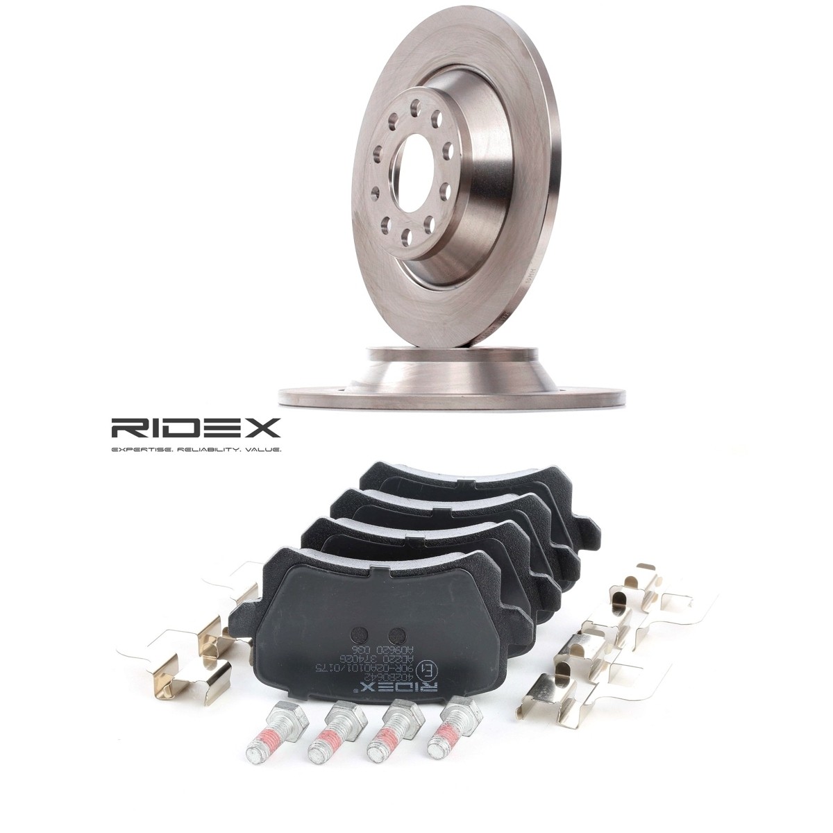 RIDEX Brake discs and pads set 3405B3412 3405B3412 RIDEX brake discs and pads for MG MIDGET