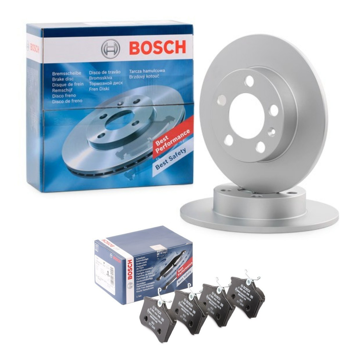 BOSCH Kit de travões BSH3405N0152 Kit de pastilhas de travão e disco BOSCH TOURAN BSH3405N0152 baratos