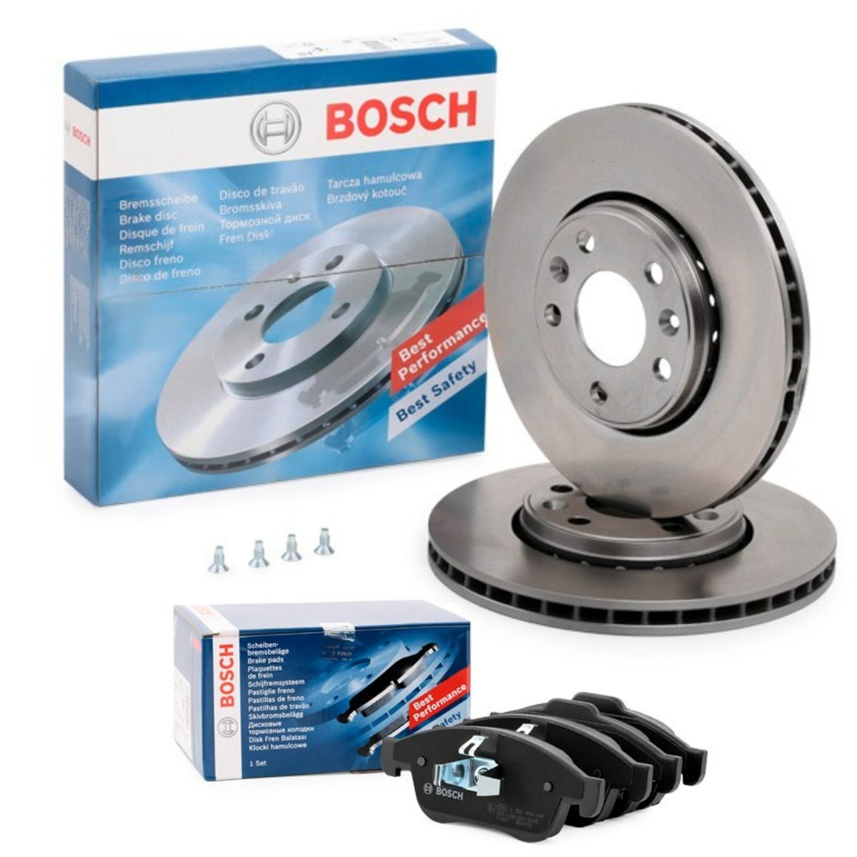 BOSCH Bremseskiver og klodser BSH3405N0159 BOSCH BSH3405N0159 RENAULT Fluence (L3_) Bremsesæt til en rimelig pris