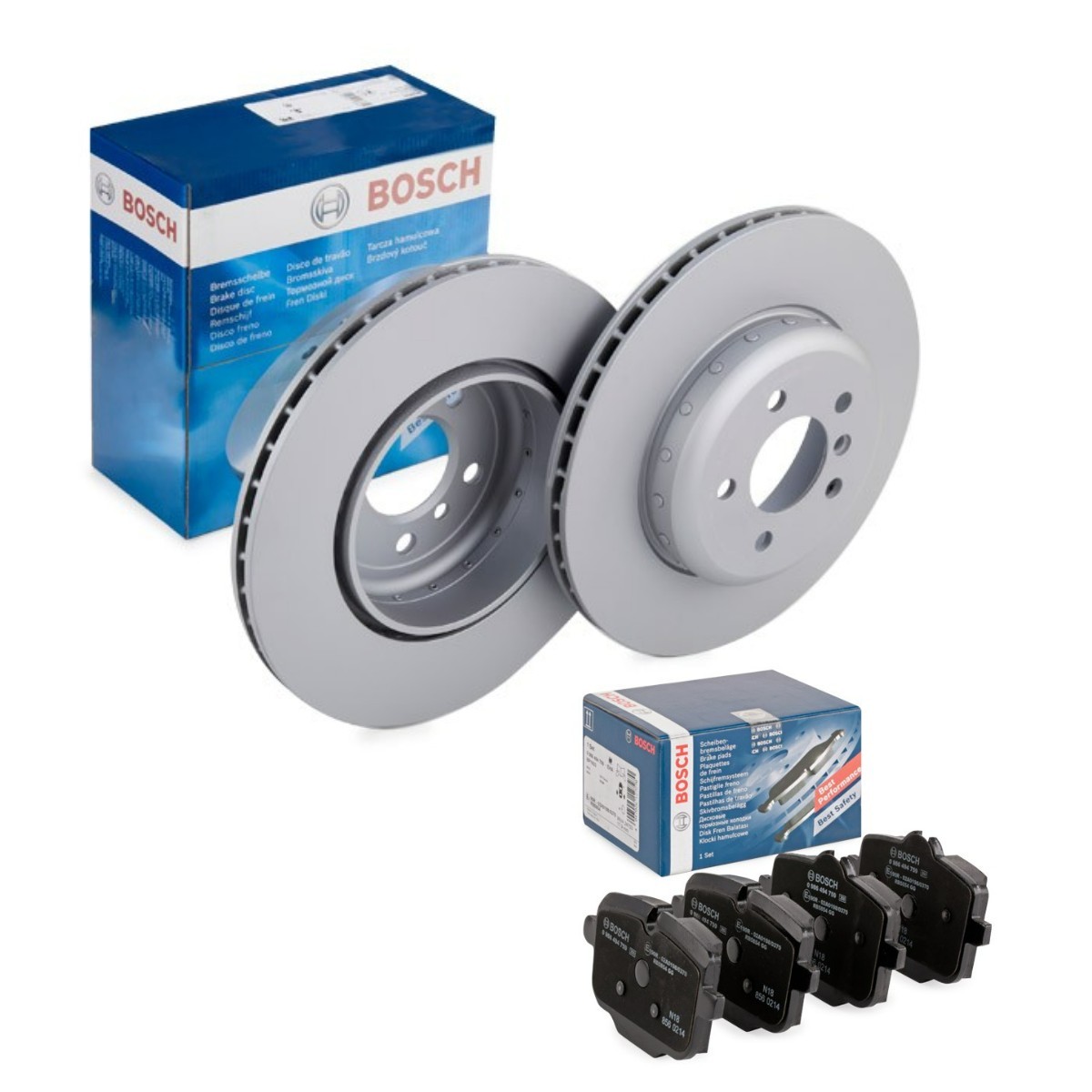 BOSCH Sada bŕzd, Kotúčová brzda BSH3405N0164 Sada bŕzd BOSCH BMW Rad 5 BSH3405N0164