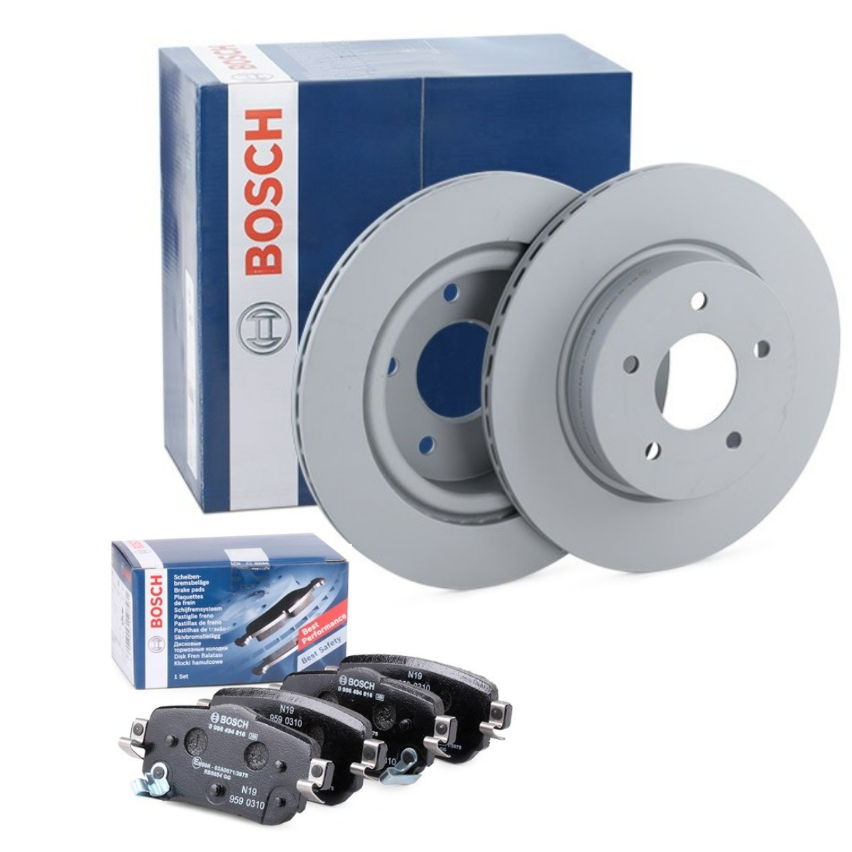 BOSCH Bromssats, skivbroms BSH3405N0170 BOSCH BSH3405N0170 Bromsskivor och bromsbelägg Nissan 350z Coupe original