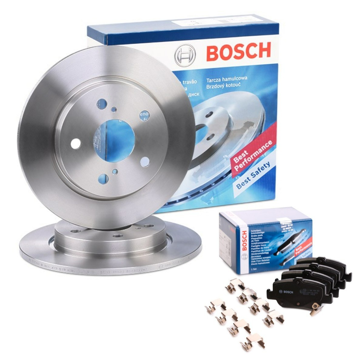 BOSCH Kit de travões BSH3405N0171 BOSCH BSH3405N0171 Kit de pastilhas de travão e disco Toyota Auris e18 a um preço acessível